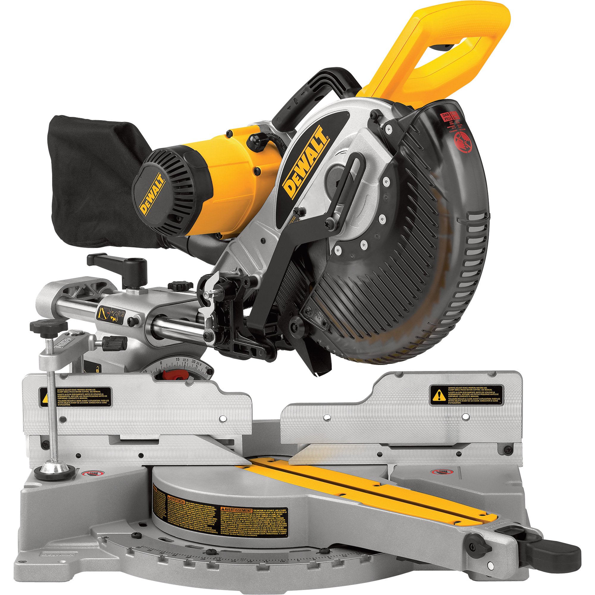 DEWALT Heavy-Duty Double-Bevel Sliding Compound Miter Saw — 10in., Model# DW717